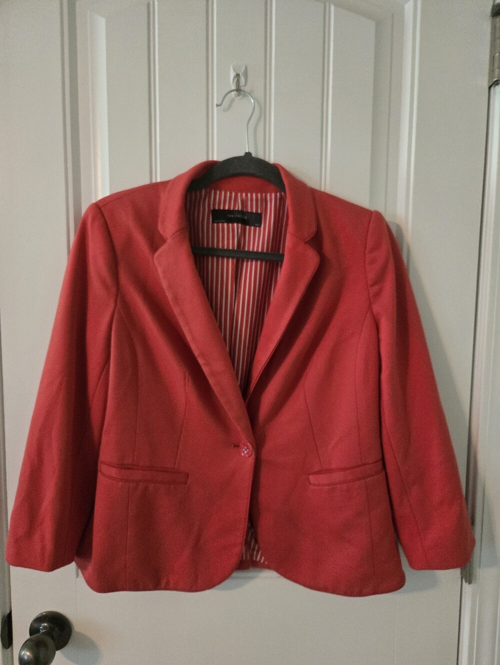 The Limited Red Women's Single-Button Blazer
